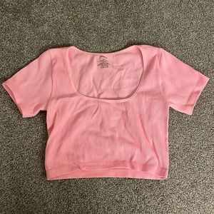 Light pink crop top